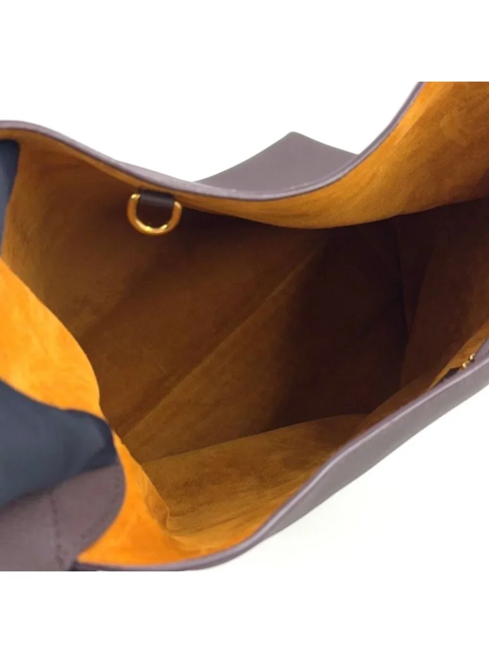 Louis Vuitton Lowkey Hobo MM Gray Leather Dark Brown Gold